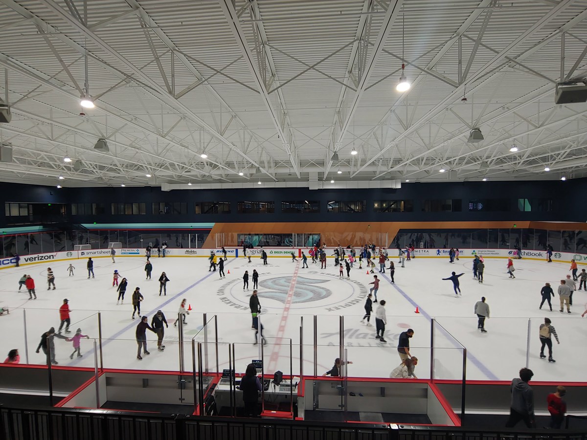 What It's Like to Night Skate at the Kraken Community Iceplex
