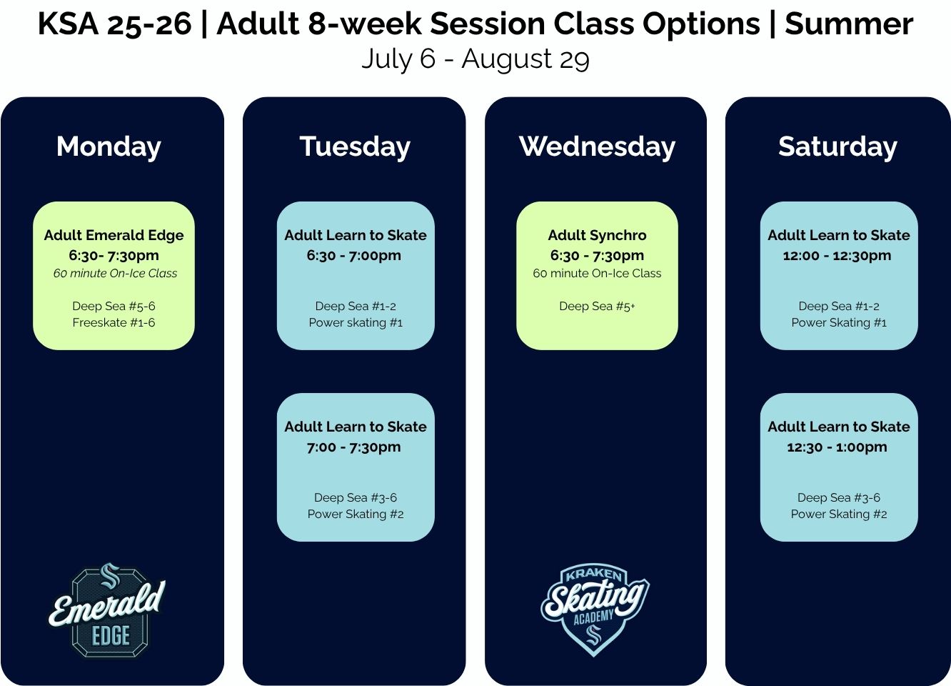 Adult Summer Programming
